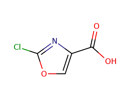 Molecular Structure of 706789-07-3 (2-Chlorooxazole-4-carboxylic acid)