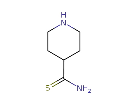 Molecular Structure of 112401-09-9 (4-Piperidinecarbothioamide)