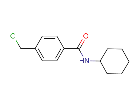Molecular Structure of 864265-14-5 (4-(chloromethyl)-N-cyclohexylbenzamide)