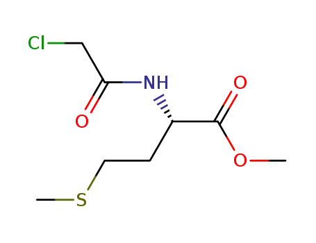 Molecular Structure of 107356-99-0 (2-(2-chloroacetylamino)-4-(methylsulfanyl)butyric acid methyl ester)