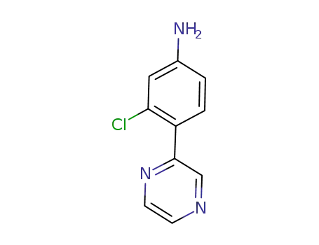 3-chloro-4-(pyrazin-2-yl)aniline