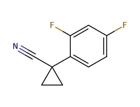 1260760-60-8,1-(2,4-difluorophenyl)cyclopropanecarbonitrile,1-(2,4-difluorophenyl)cyclopropanecarbonitrile