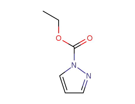 Molecular Structure of 10199-59-4 (1H-Pyrazole-1-carboxylic acid, ethyl ester)