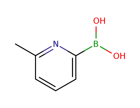 Molecular Structure of 372963-50-3 (6-METHYLPYRIDINE-2-BORONIC ACID)