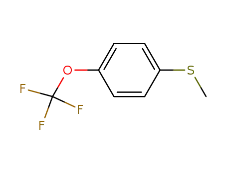 Molecular Structure of 2546-45-4 (4-(TRIFLUOROMETHOXY)PHENYL METHYL SULFIDE)