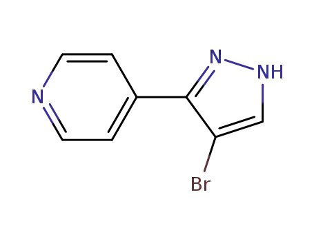 Molecular Structure of 166196-54-9 (4-(4-Bromo-1H-pyrazol-3-yl)pyridine)