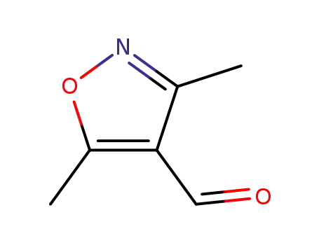 Molecular Structure of 54593-26-9 (3,5-DIMETHYL-4-ISOXAZOLECARBALDEHYDE)
