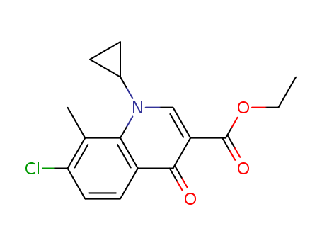 103877-51-6,ethyl 7-chloro-1-cyclopropyl-8-methyl-4-oxo-quinoline-3-carboxylate,ethyl 7-chloro-1-cyclopropyl-8-methyl-4-oxo-1,4-dihydroquinoline-3-carboxylate