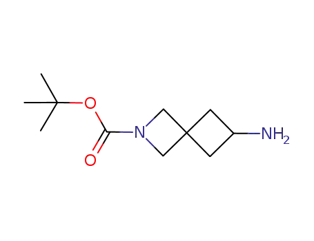Molecular Structure of 1211586-09-2 (6-Amino-2-aza-spiro[3.3]heptane-2-carboxylic acid tert-butyl ester)