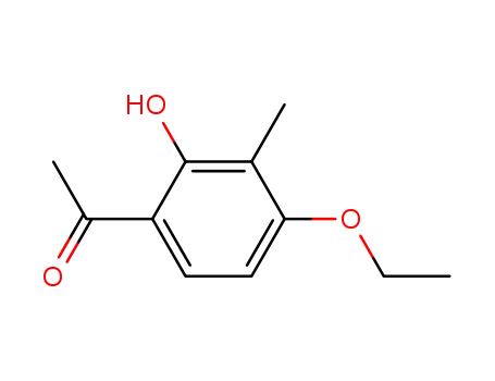 Molecular Structure of 536723-94-1 (4'-ethoxy-2'-hydroxy-3'-methylacetophenone)