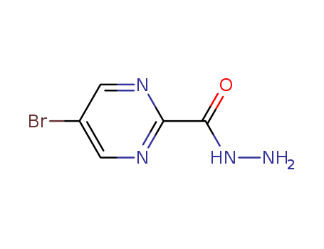 2-Pyrimidinecarboxylic acid, 5-bromo-, hydrazide(87362-30-9)