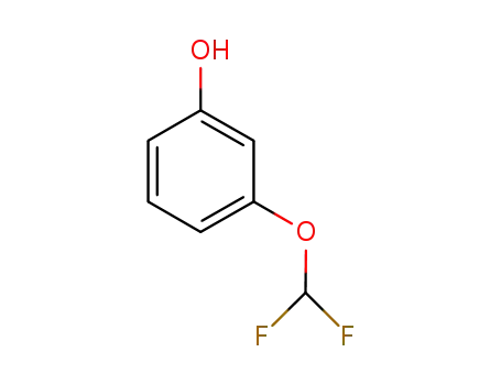 Molecular Structure of 88798-13-4 (3-(DIFLUOROMETHOXY)PHENOL)