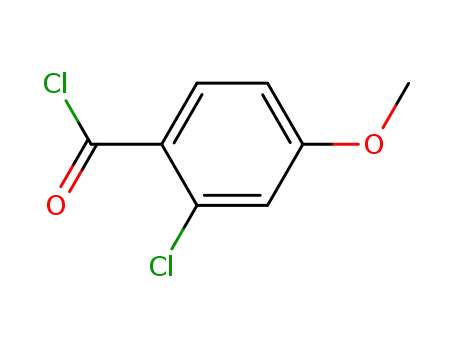 Molecular Structure of 50424-99-2 (Benzoyl chloride, 2-chloro-4-methoxy-)