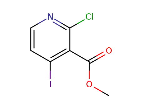 Molecular Structure of 185041-05-8 (2-CHLORO-4-IODO-NICOTINIC ACID METHYL ESTER)