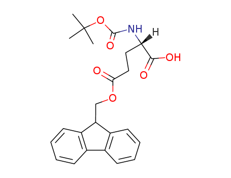 D-Glutamic acid,N-[(1,1-dimethylethoxy)carbonyl]-, 5-(9H-fluoren-9-ylmethyl) ester