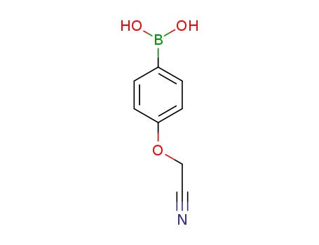 Molecular Structure of 947533-23-5 (4-Cyanomethoxyphenylboronic acid)