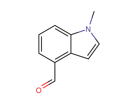 Molecular Structure of 133994-99-7 (1-Methyl-1H-indole-4-carbaldehyde)