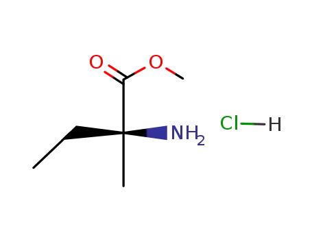 Molecular Structure of 92760-72-0 ((S)-2-AMINO-2-METHYL-BUTYRIC ACID METHYL ESTER HYDROCHLORIDE)