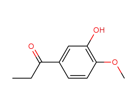 Molecular Structure of 829-76-5 (1-Propanone, 1-(3-hydroxy-4-methoxyphenyl)-)