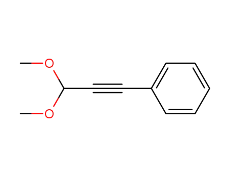 Molecular Structure of 80832-34-4 (Benzene, (3,3-dimethoxy-1-propynyl)-)