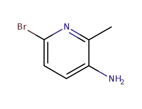 Molecular Structure of 126325-47-1 (5-Amino-2-bromo-6-picoline)