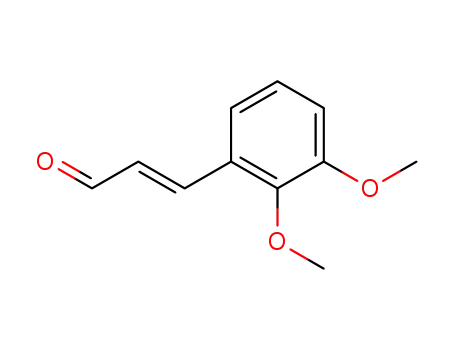 Molecular Structure of 62378-68-1 (2,3-DIMETHOXYCINNAMALDEHYDE)