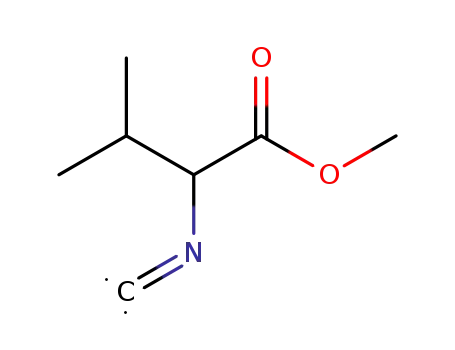 Molecular Structure of 40846-66-0 (METHYL 2-ISOCYANO-3-METHYLBUTYRATE)