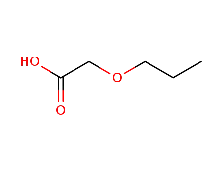 Molecular Structure of 54497-00-6 (PROPOXYACETICACID)