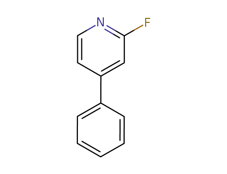 Molecular Structure of 116241-62-4 (2-FLUORO-4-PHENYLPYRIDINE)