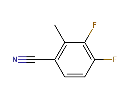 Molecular Structure of 847502-83-4 (3,4-DIFLUORO-2-METHYLBENZONITRILE)