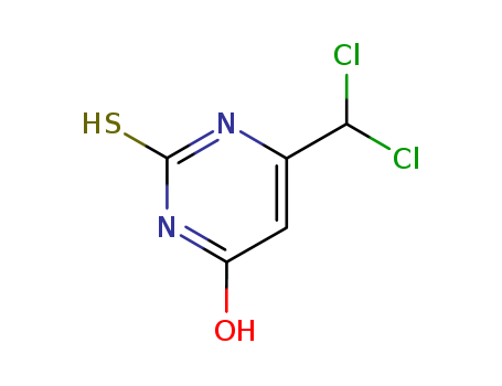 6096-22-6,6-(dichloromethyl)-2-thioxo-2,3-dihydropyrimidin-4(1H)-one,