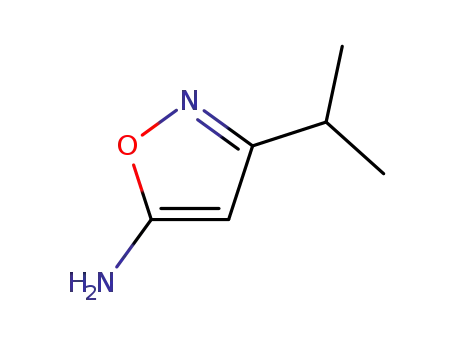 Molecular Structure of 88786-11-2 (3-ISOPROPYLISOXAZOL-5-AMINE)