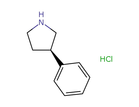 Molecular Structure of 851000-46-9 ((R)-3-PHENYL-PYRROLIDINE HYDROCHLORIDE)