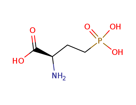 Butanoic acid, 2-amino-4-phosphono-, (2R)-