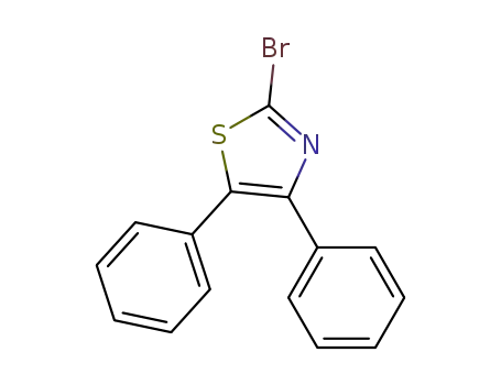 Molecular Structure of 129206-23-1 (Thiazole, 2-bromo-4,5-diphenyl-)