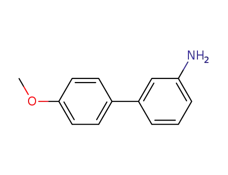 Molecular Structure of 53059-28-2 (4'-METHOXYBIPHENYL-3-YLAMINE)