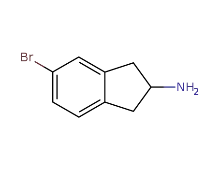 Molecular Structure of 73536-88-6 (5-BROMO-INDAN-2-YLAMINE)