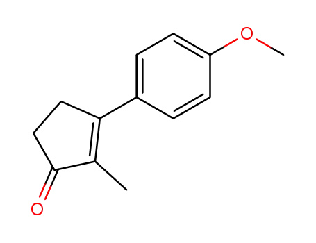 2-Cyclopenten-1-one, 3-(4-methoxyphenyl)-2-methyl-