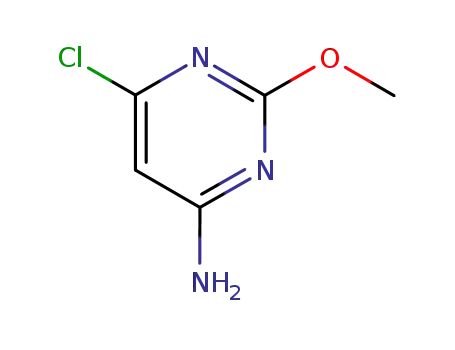 Molecular Structure of 3286-55-3 (6-CHLORO-4-AMINO-2-METHOXYPYRIMIDINE)