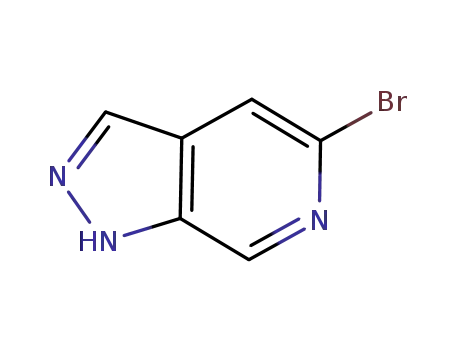 Molecular Structure of 929617-35-6 (5-Bromo-1H-pyrazolo[3,4-c]pyridine)