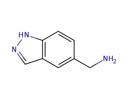 Molecular Structure of 267413-25-2 (5-AMINOMETHYL INDAZOLE)