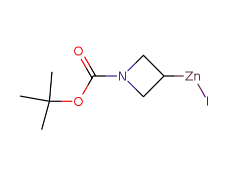 Molecular Structure of 206446-38-0 ((1-(tert-butoxycarbonyl)azetidin-3-yl)zinc(II) iodide)