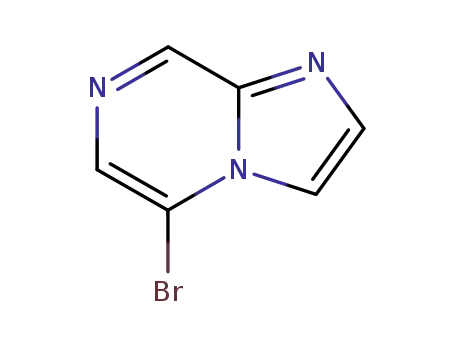 Molecular Structure of 87597-26-0 (5-BROMOIMIDAZO[1,2-A]PYRAZINE)