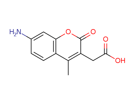 2H-1-Benzopyran-3-aceticacid, 7-amino-4-methyl-2-oxo-