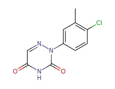 1,2,4-Triazine-3,5(2H,4H)-dione,2-(4-chloro-3-methylphenyl)-