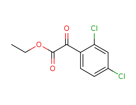 Molecular Structure of 34966-51-3 (ETHYL 2,4-DICHLOROBENZOYLFORMATE)