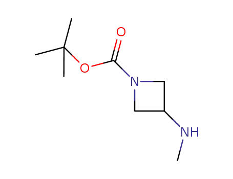 Molecular Structure of 454703-20-9 (1-BOC-3-METHYLAMINOAZETIDINE)