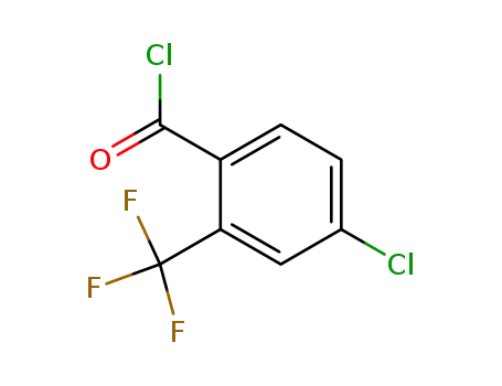 Molecular Structure of 98187-13-4 (4-Chloro-2-trifluoromethylbenzoyl chloride)