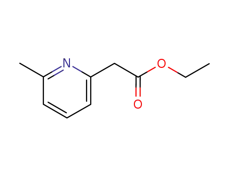 Molecular Structure of 5552-83-0 (Ethyl-6-methylpyridine-2-acetate)