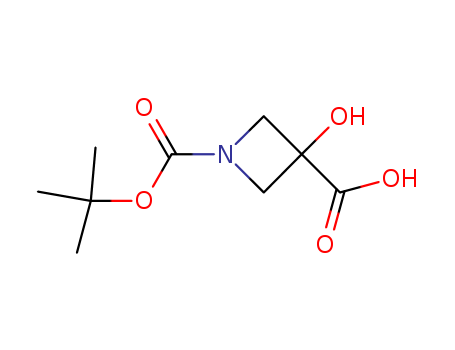 1-[(tert-butoxy)carbonyl]-3-hydroxyazetidine-3-carboxylic acid(1035351-06-4)